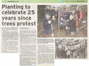Article in Stroud Life about the planting of the orchard
